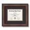 ArtToFrames 6x8 inch Diploma Frame - Framed with Black and Gold Mats, Comes with Regular Glass and Sawtooth Hanger for Wall Hanging (D-6x8)